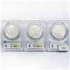 Image 2 : (3) 1921 Morgan Silver Dollar PCGS MS64