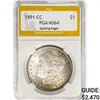 Image 1 : 1891-CC Morgan Silver Dollar PGA MS64 Spit. Eagle