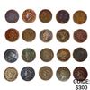Image 1 : 1818-1856 US Large Cents (20 Coins)