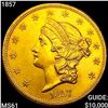 Image 1 : 1857 $20 Gold Double Eagle UNCIRCULATED