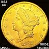 Image 1 : 1883-CC $20 Gold Double Eagle Choice BU+