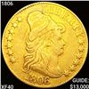 Image 1 : 1806 $5 Gold Half Eagle LIGHTLY CIRCULATED