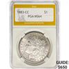Image 1 : 1883-CC Morgan Silver Dollar PGA MS64