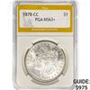 Image 1 : 1878-CC Morgan Silver Dollar PGA MS63+