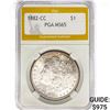 Image 1 : 1882-CC Morgan Silver Dollar PGA MS65