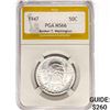 Image 1 : 1947 Booker T Half Dollar PGA MS66