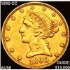 Image 1 : 1890-CC $5 Gold Half Eagle