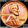 Image 1 : 1955/55 DDO Wheat Cent CHOICE BU