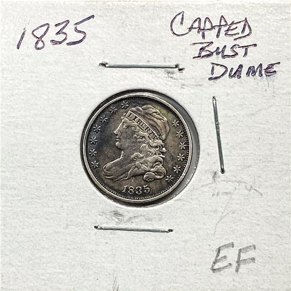 1835 Capped Bust Dime