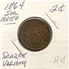 Image 1 : 1864 Two Cent Piece Small Motto