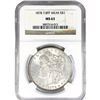 Image 1 : 1878 7/8TF Morgan Silver Dollar NGC MS63 Weak