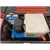 Image 2 : CRATE OF FLAIR COOLANT PUMP WITH TANK, FACE SHIELDS & ASSORTED PARTS