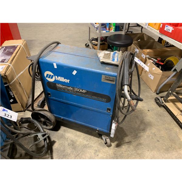 MILLER MILLERMATIC 250MP MOBILE WIRE FEED WELDER WITH GROUND CABLE