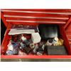 Image 8 : MOBILE RED BEACH 27"L X 18"W X 41.5"H INDUSTRIAL 12 DRAWER TOOL BOX & RED BEACH 26"L X 17"W X 19"H