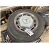 Image 2 : SET OF 4 WESTLAKE 185/70 R13 86T M+S PERFORMANCE VEHICLE TIRES ON MERCEDES BENZ RIMS