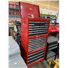 Image 2 : SEARS CRAFTSMAN RED 13 DRAWER TOP CHEST TOOL CABINET & 12 DRAWER MOBILE BOTTOM TOOL CABINET WITH