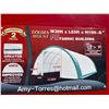 Image 2 : GOLDEN MOUNT 65'L X 30"W X  15"H HIGH ROUND ROOF PE FABRIC BUILDING WITH ROLL DOOR