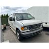 Image 1 : 2006 FORD E250, 2DR CARGO VAN, WHITE, VIN 1FTNE24L86HA19185,