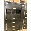 Image 2 : HON BLACK METAL 6 DRAWER 36"W X 18"D X 76"H LATERAL FILE / STORAGE CABINET