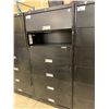 Image 2 : HON BLACK METAL 6 DRAWER 36"W X 18"D X 76"H LATERAL FILE / STORAGE CABINET