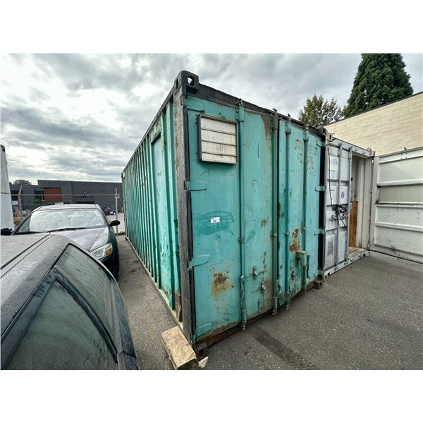 *H/T S* GREEN 20' INDUSTRIAL TRANSPORT CONTAINER 238