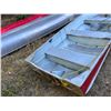 Image 2 : *OS* 12' ALUMINUM BOAT *NO REGISTRATION, SOME PATCHING ON BOTTOM, MAY NEED REPAIRS*