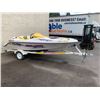Image 2 : 2008 UBILT BOAT TRAILER, WHITE, VIN K53MAG, *HAS REGISTRATION FOR TRAILER* WITH SEADOO BOAT