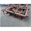 Image 2 : 2 JACOBSEN ORANGE 52" X 30" INDUSTRIAL 30" GANG REEL MOWER SECTIONS WITH 3 POINT 2" BALL HITCH