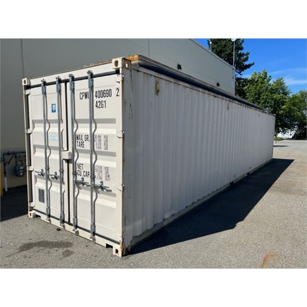 *OS* 40' SHIPPING/STORAGE CONTAINER