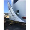 Image 1 : BOEING MODEL 737 TAIL PIECE WITH METAL TRANSPORT DOLLY-*NO REMEDIATION HAS BEEN DONE*