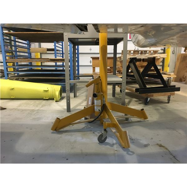 GROUP OF 5 MEYER HYDRAULICS 6000LBS CAPACITY AIRCRAFT JACKS MODEL AS622