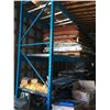 Image 3 : STORAGE SHED CONTENTS-3 SECTIONS OF PALLET RACKING (2) APPROX.9FTX14FT - (1) 14FTX14FT), METAL