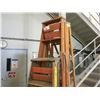 Image 2 : 3 WOODEN STEP LADDERS-APPROX.8FT, 8FT & 6FT