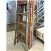 Image 3 : 3 WOODEN STEP LADDERS-APPROX.8FT, 8FT & 6FT