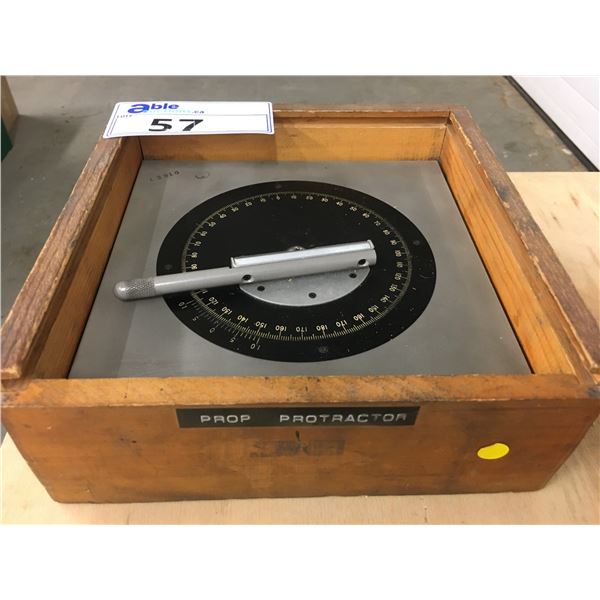 HARTZELL PROTRACTOR/PROP BUBBLE WITH CASE