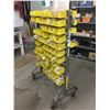 Image 1 : ROLLING PARTS (YELLOW BINS) ORGANIZER UNIT WITH MISCELLANEOUS BOLTS & OTHER HARDWARE