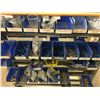 Image 3 : ROLLING PARTS (BLUE BINS) ORGANIZER UNIT WITH MISCELLANEOUS BOLTS, WASHERS & OTHER HARDWARE