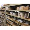 Image 4 : GROUP OF 8 METAL SHELF RACKING UNITS & CONTENTS-ASSORTED HARDWARE/FITTINGS