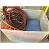 Image 4 : GROUP OF ASSORTED MISCELLANEOUS ITEMS-AIR LINE HOSES,TARPS, ETC.