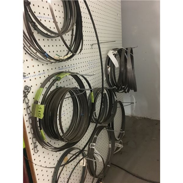 LARGE GROUP OF ASSORTED BAND SAW BLADES