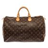 Image 1 : Louis Vuitton Brown Monogram Canvas Speedy 40 Satchel Bag