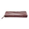 Image 4 : Prada Burgundy Leather Zippy Wallet