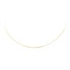 Image 1 : 18 Inch Rounded Snake Chain - 14KT Yellow Gold