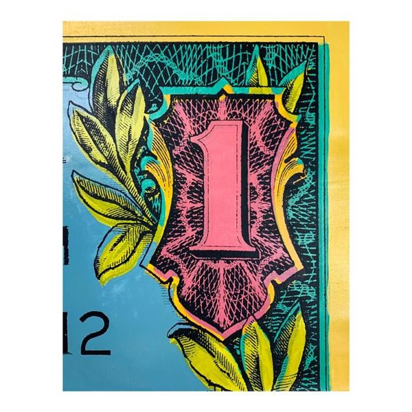 Top of a Dollar by Steve Kaufman (1960-2010)