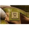 Image 8 : MCM Green Leather Shoulder Bag
