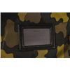 Image 6 : Prada Green Yellow Multicolor Printed Camo Tessuto Nylon Double Pocket Buckle La