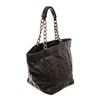 Image 2 : Chanel Black Caviar Leather CC Chain Tote Bag