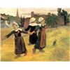Image 1 : Paul Gauguin - Small Breton Women by Paul Gauguin