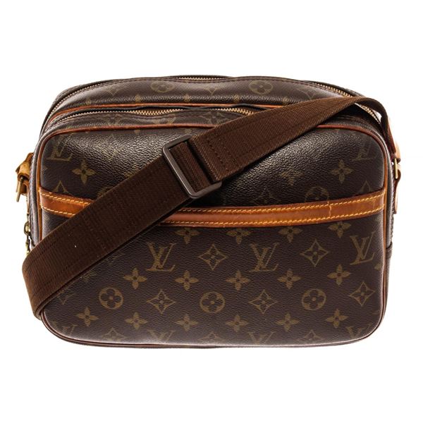 Louis Vuitton Brown Monogram Canvas Reporter PM Crossbody Bag