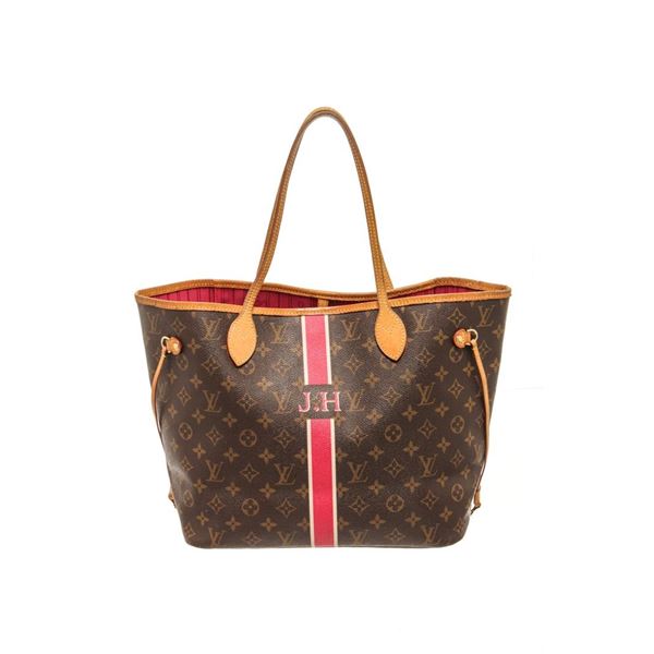 Louis Vuitton Brown Monogram Canvas Neverfull MM Shoulder Bag